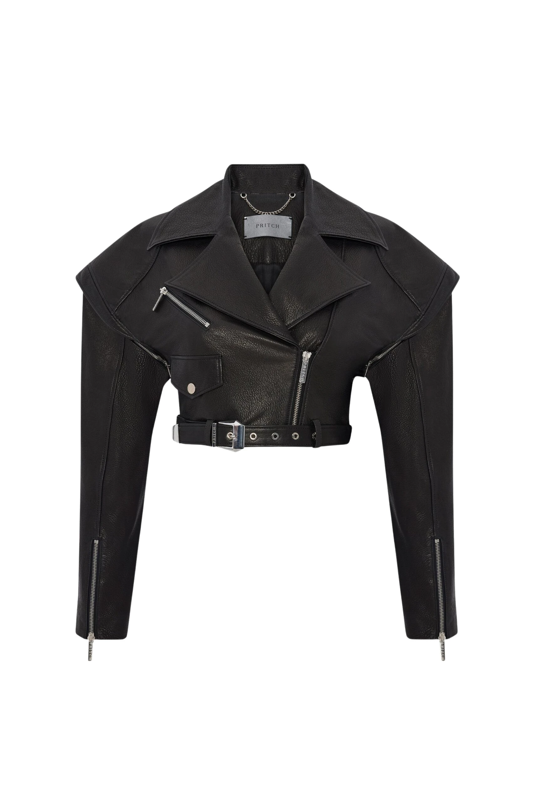 Pritch-London-Sharp-Shoulder-Biker-Jacket-scaled35689_nobg Black Corset Jackets luxury Clothing from Luxury Handbags Marketplace
