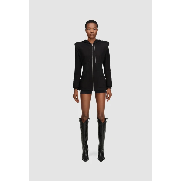 Soft Corset Maxi Hoodie