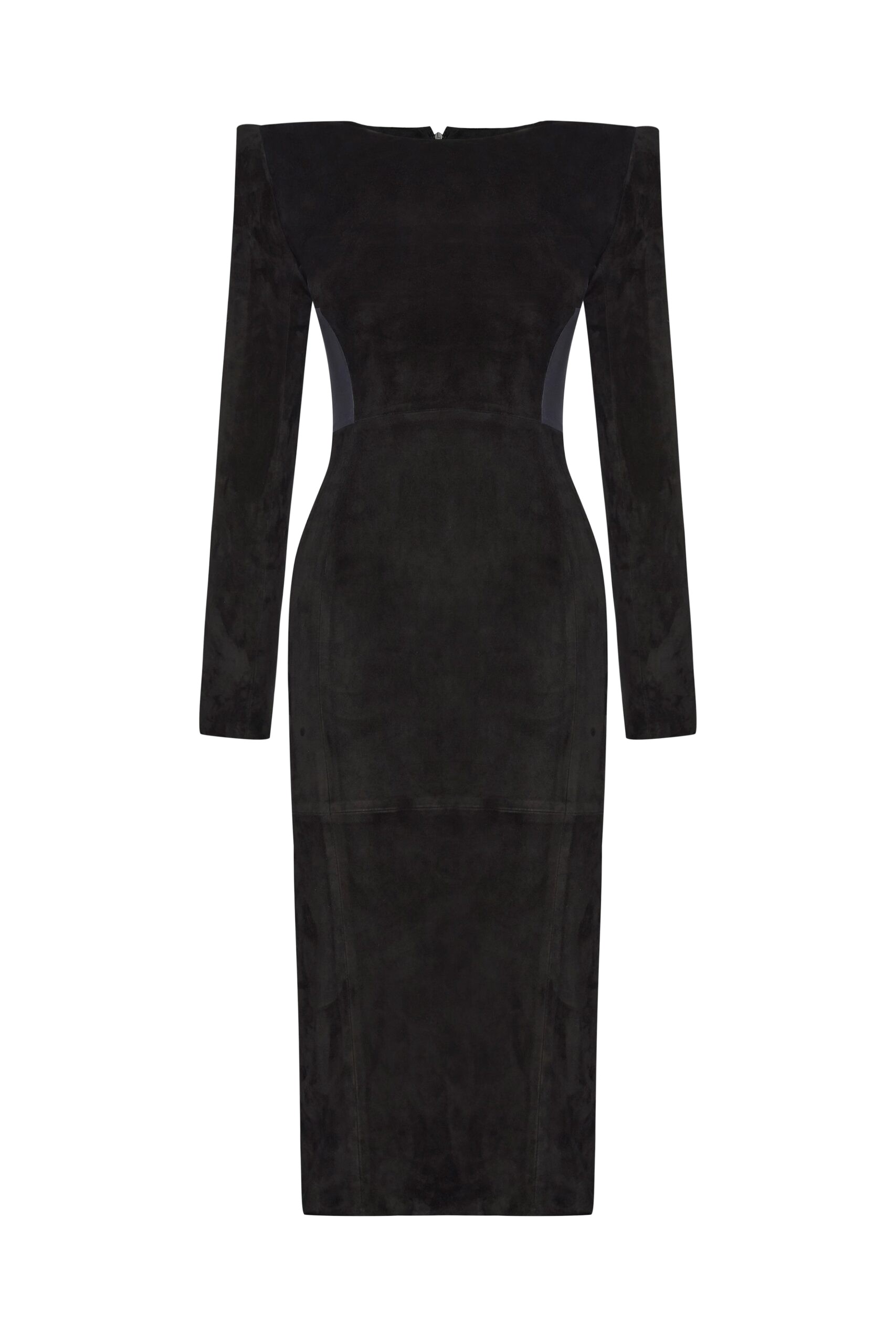 Pritch London Suede Icon Dress Black