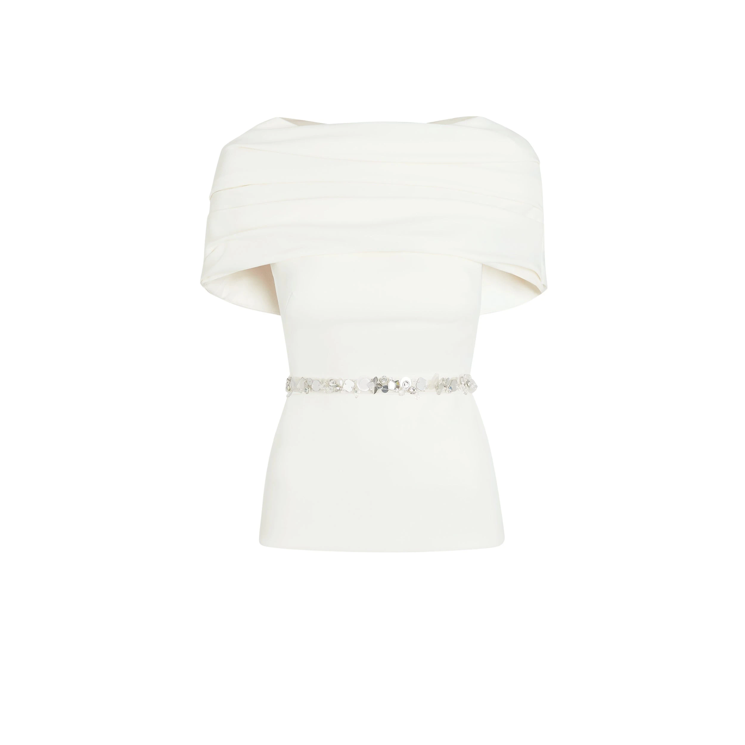Safiyaa-Loura-Ivory-Embroidered-Top91041_nobg Safiyaa Clothing luxury Clothing from Luxury Handbags Marketplace