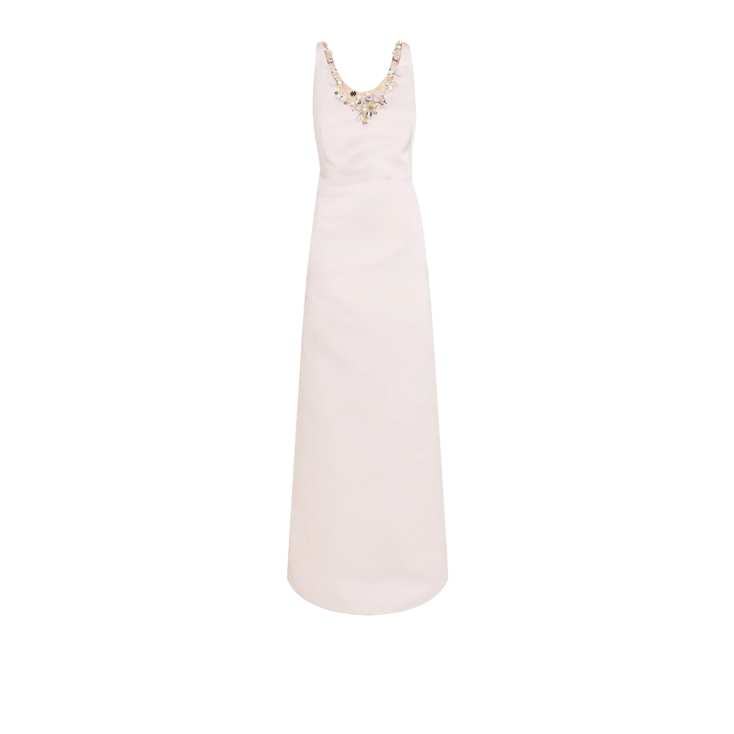 Safiyaa-Mariam-Barely-Pink-Long-Dress17379_nobg Safiyaa Clothing luxury Clothing from Luxury Handbags Marketplace