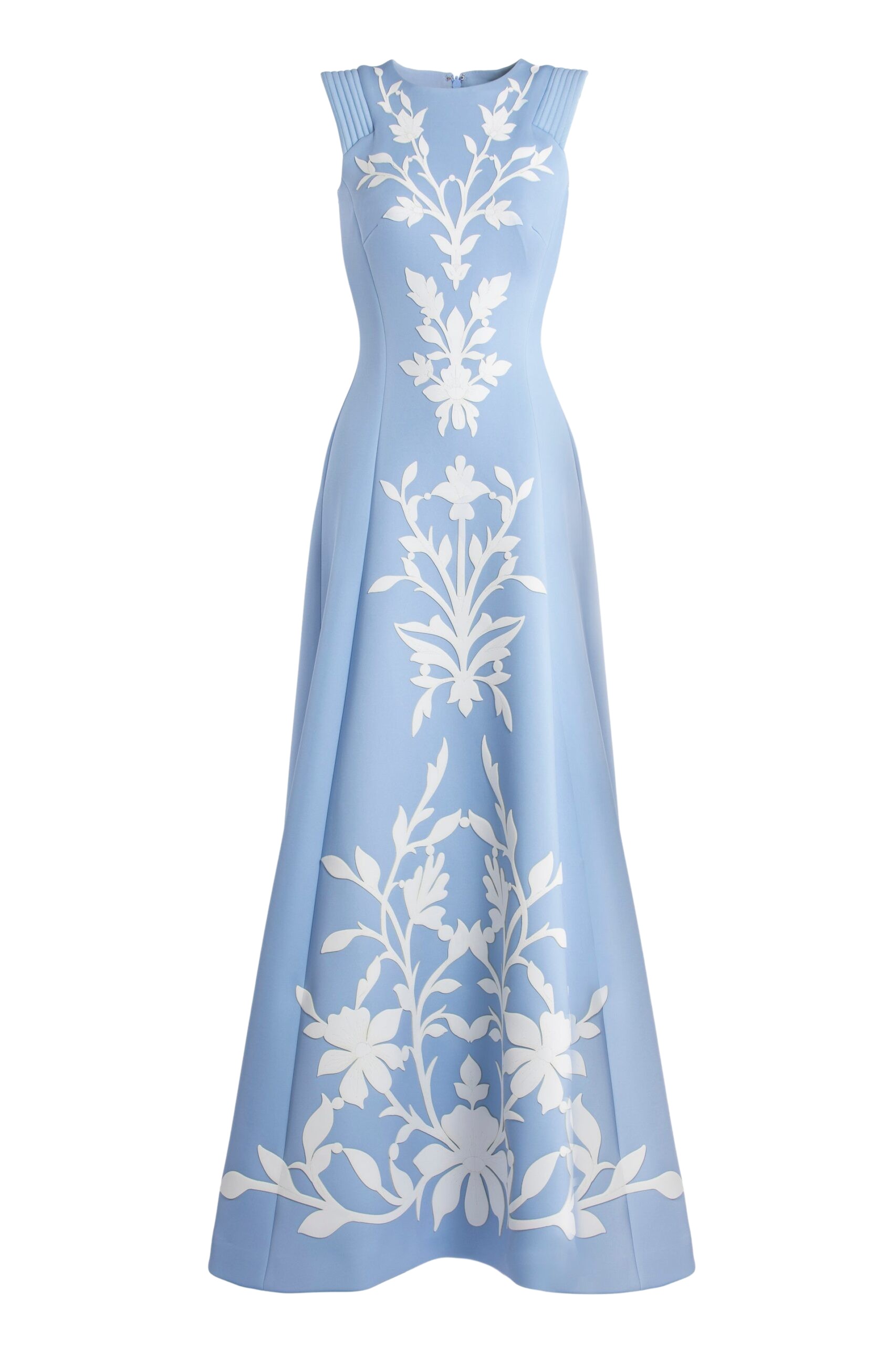 Saiid Kobeisy Neoprene dress with matching embroidery