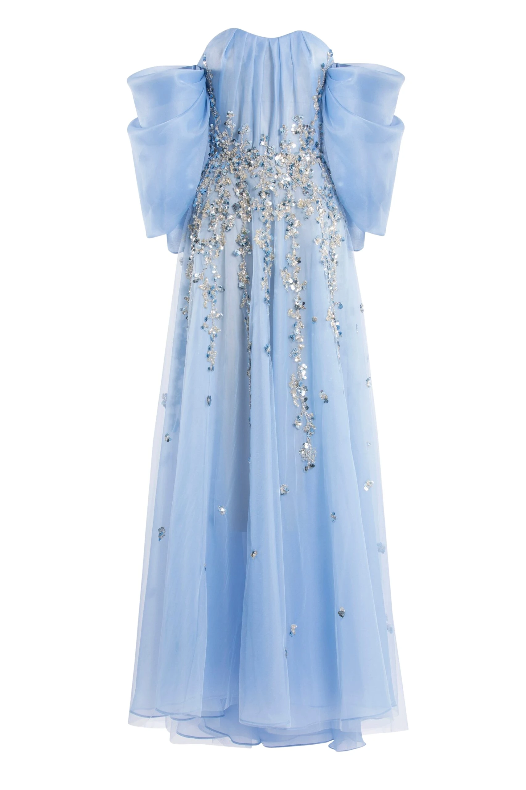 Saiid-Kobeisy-Organza-dress-with-dotted-beading-and-pleated-of-shoulder-sleeves-scaled39357_nobg Saiid Kobeisy Dresses luxury Clothing from Luxury Handbags Marketplace