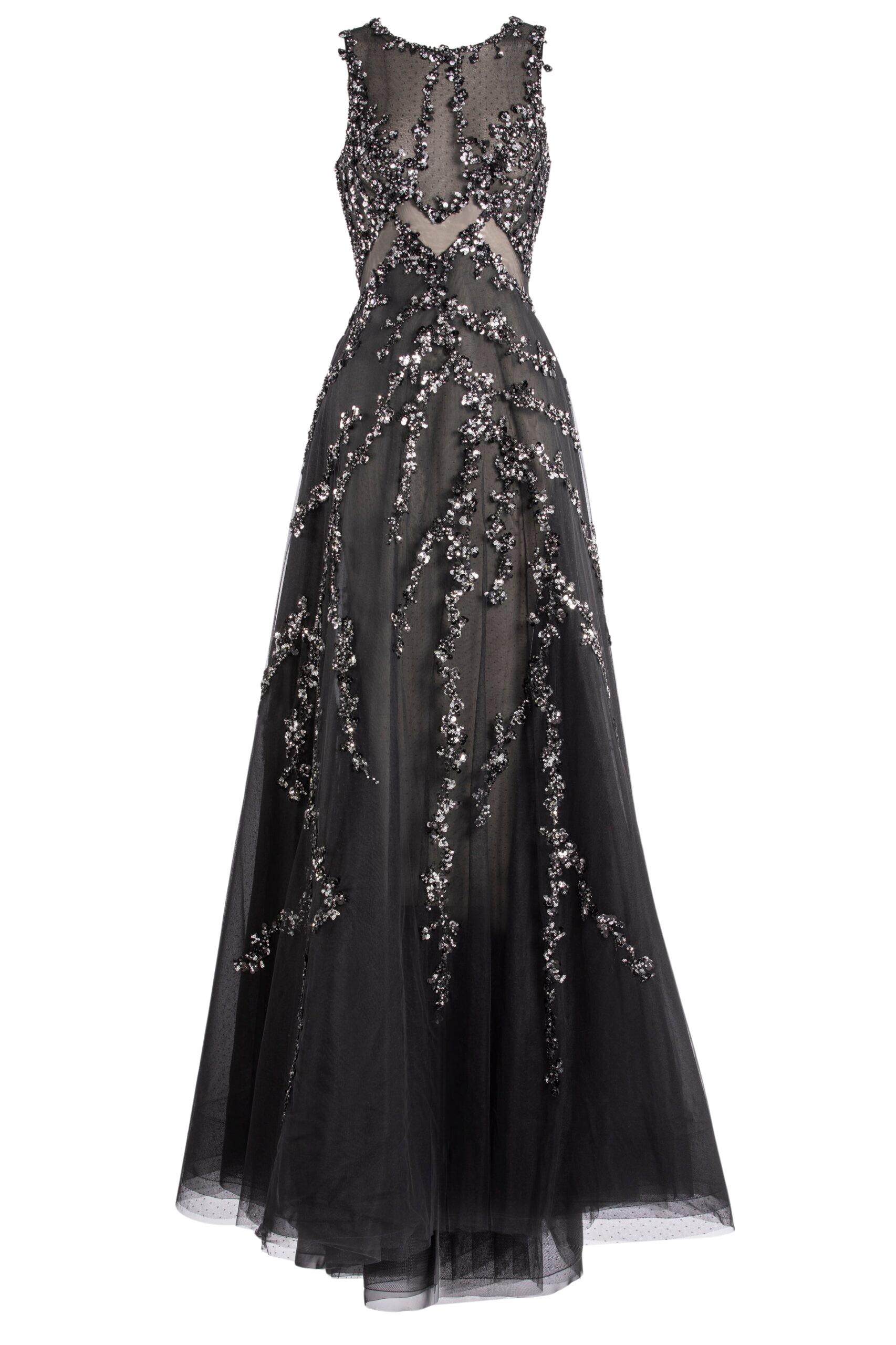 Saiid Kobeisy Tulle dress with beading