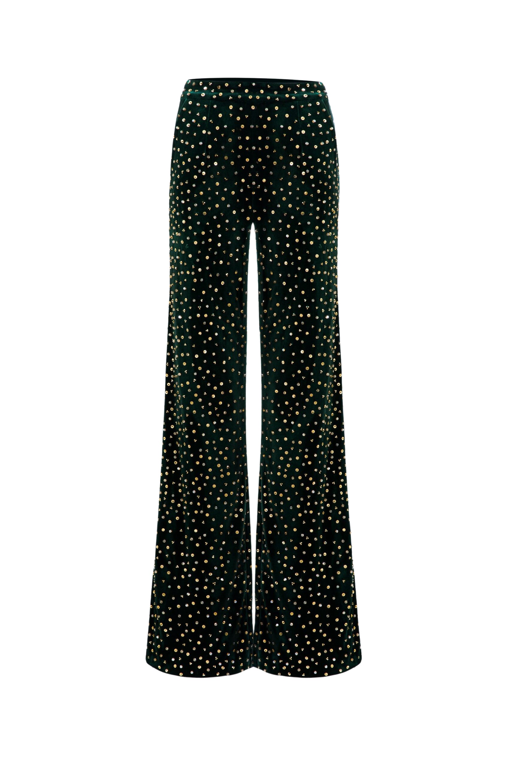 Saiid Kobeisy Velvet beaded tailored pants