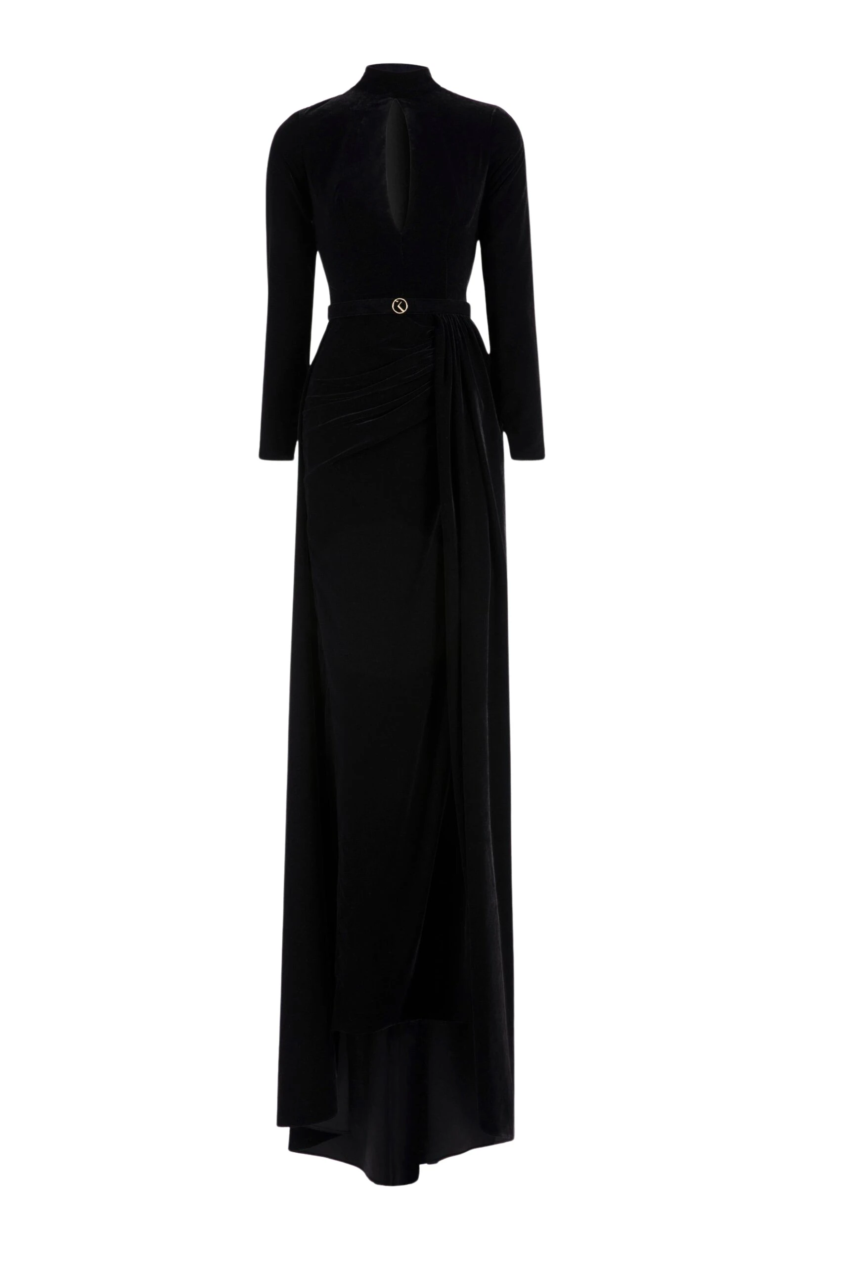 Saiid-Kobeisy-Velvet-long-dress-4-scaled51484_nobg Saiid Kobeisy Dresses luxury Clothing from Luxury Handbags Marketplace