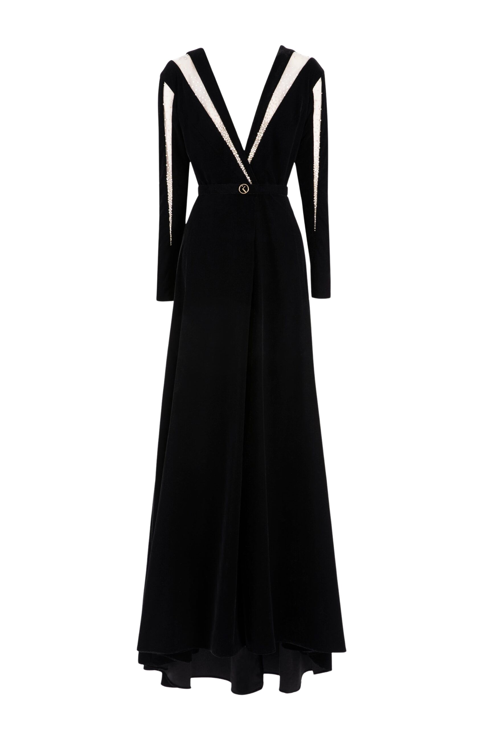 Saiid Kobeisy Velvet long dress