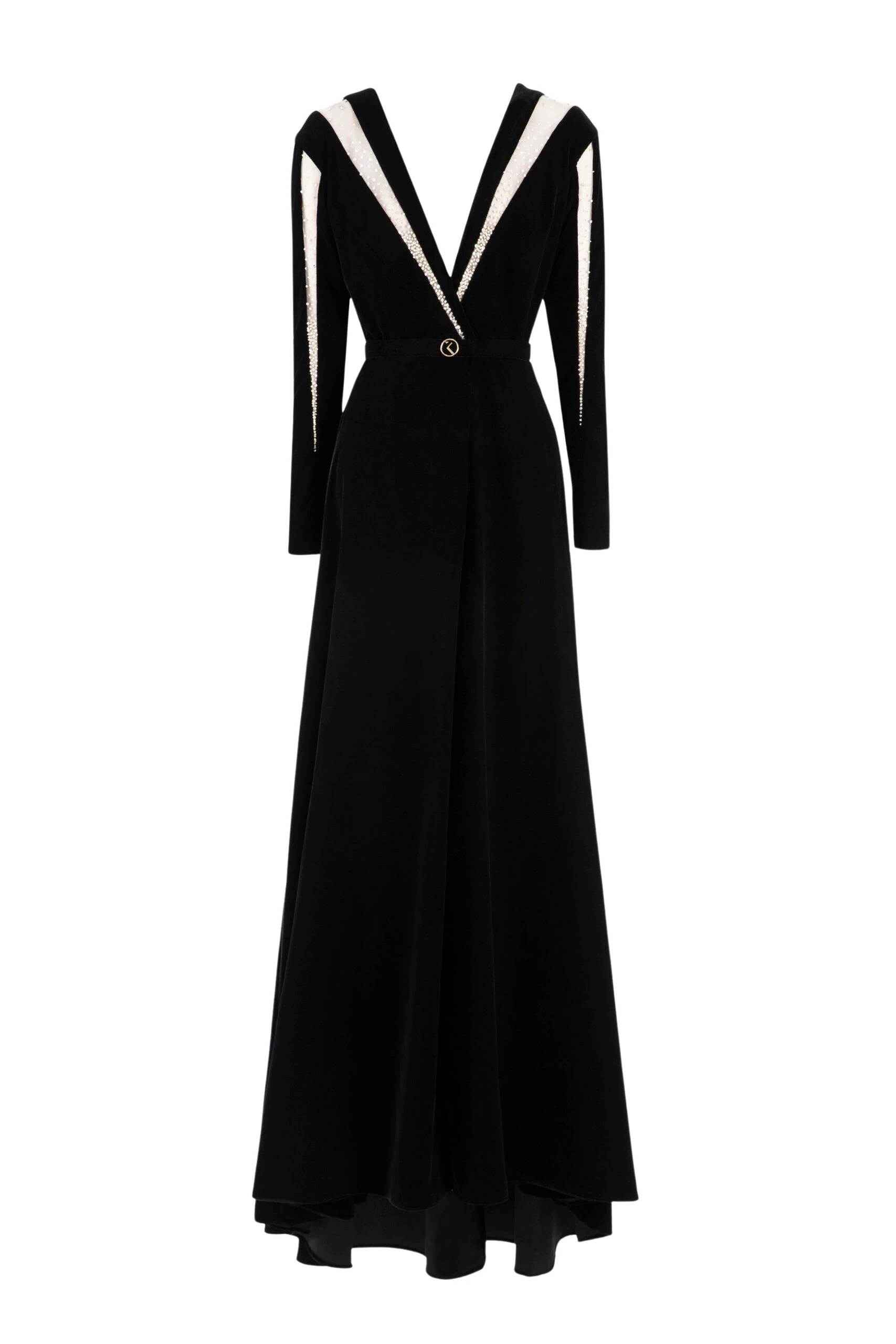 Saiid-Kobeisy-Velvet-long-dress-scaled19078_nobg Saiid Kobeisy Dresses luxury Clothing from Luxury Handbags Marketplace