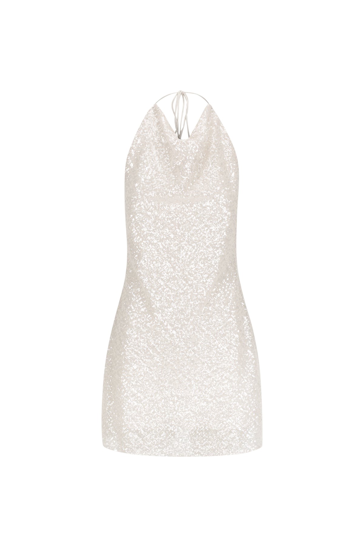 Shona Joy Alaya High Neck Cowl Mini Dress