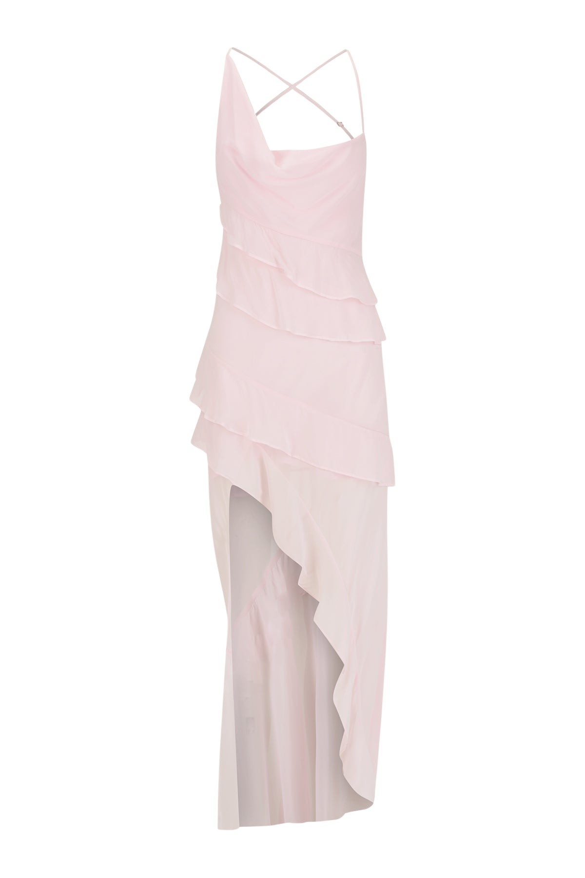Shona Joy Amina Asymmetrical Ruffle Maxi Dress – Fairyfloss