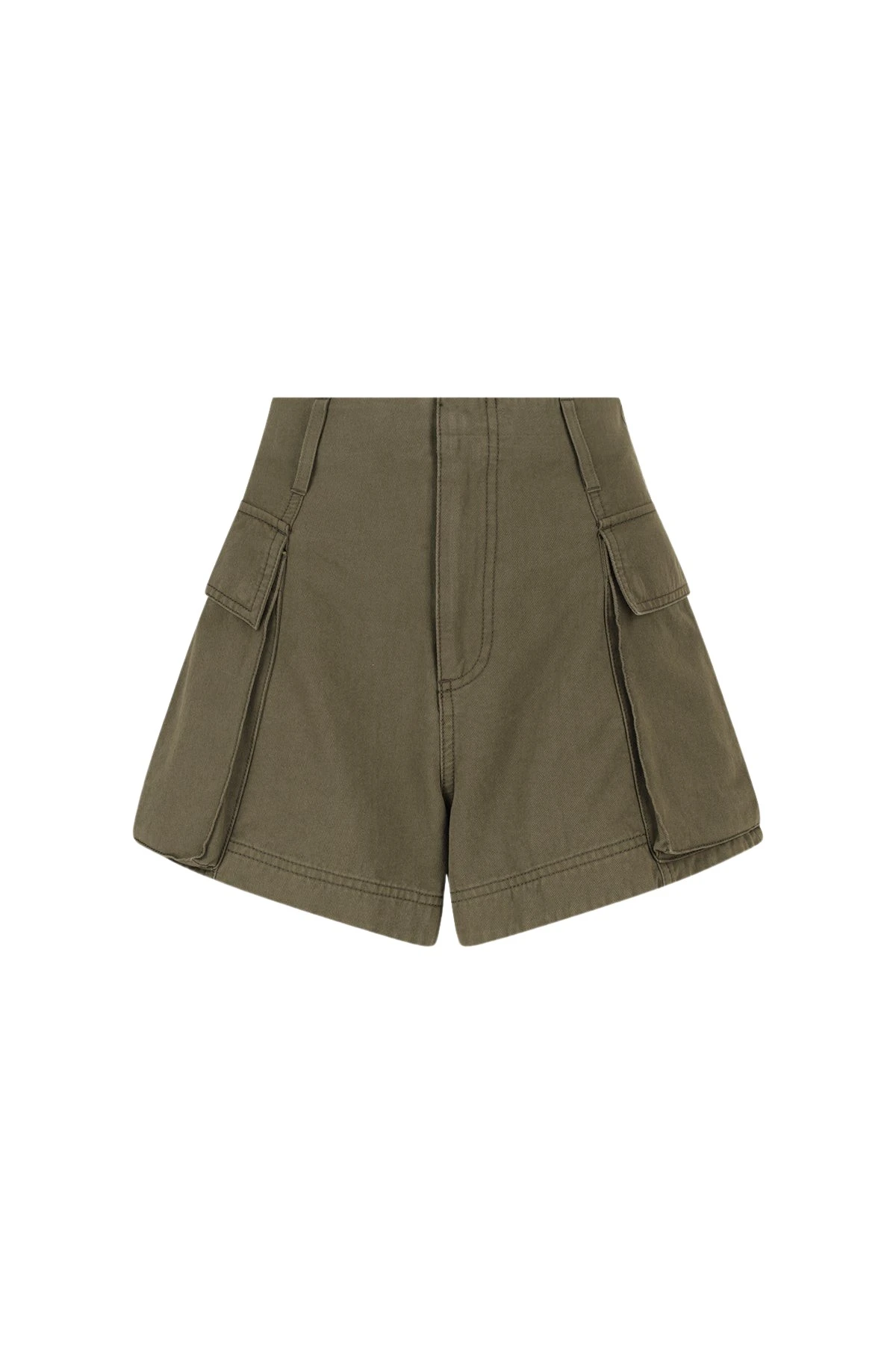 Shona-Joy-Ariana-Patch-Pocket-Short-Khaki65081_nobg Shona Joy Green Short luxury Clothing from Luxury Handbags Marketplace