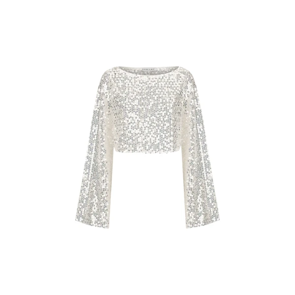 Shona Joy Silver Top luxury Clothing from  Luxury Handbags Marketplace