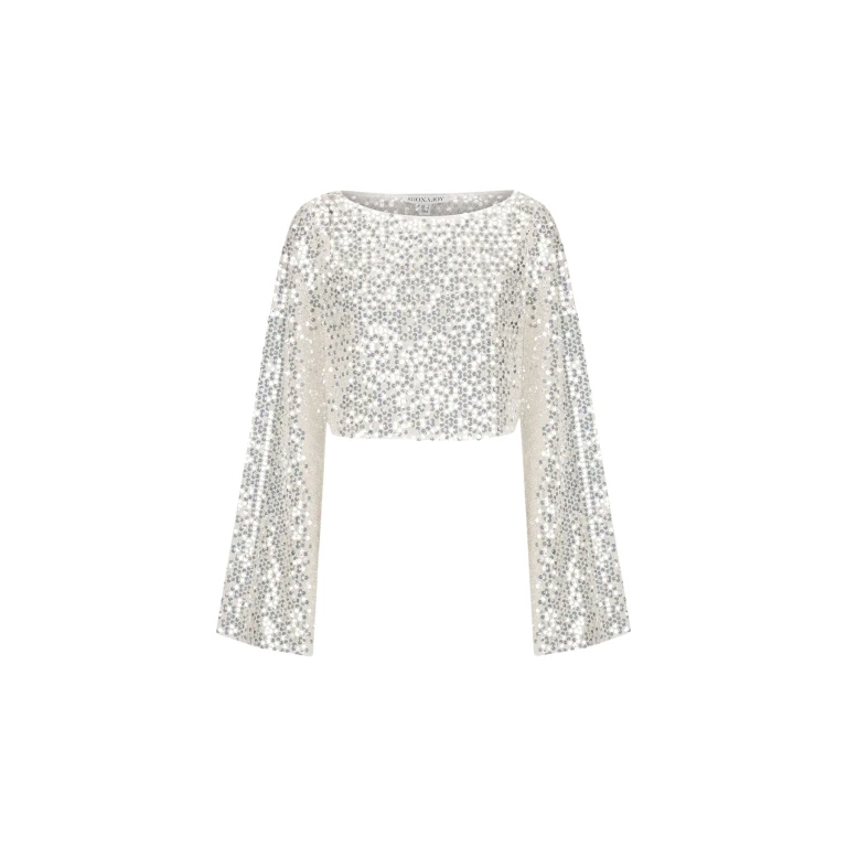 Shona Joy Silver Top luxury Clothing from  Luxury Handbags Marketplace