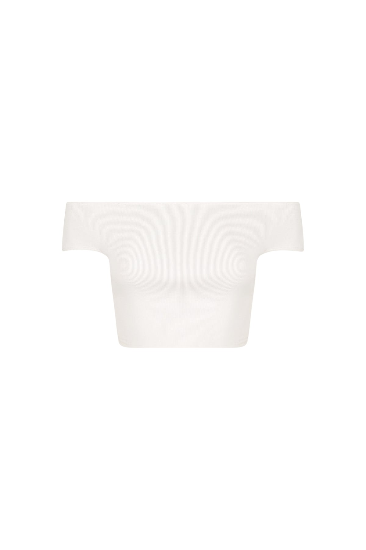 Shona Joy Basic Off Shoulder Top – Ivory