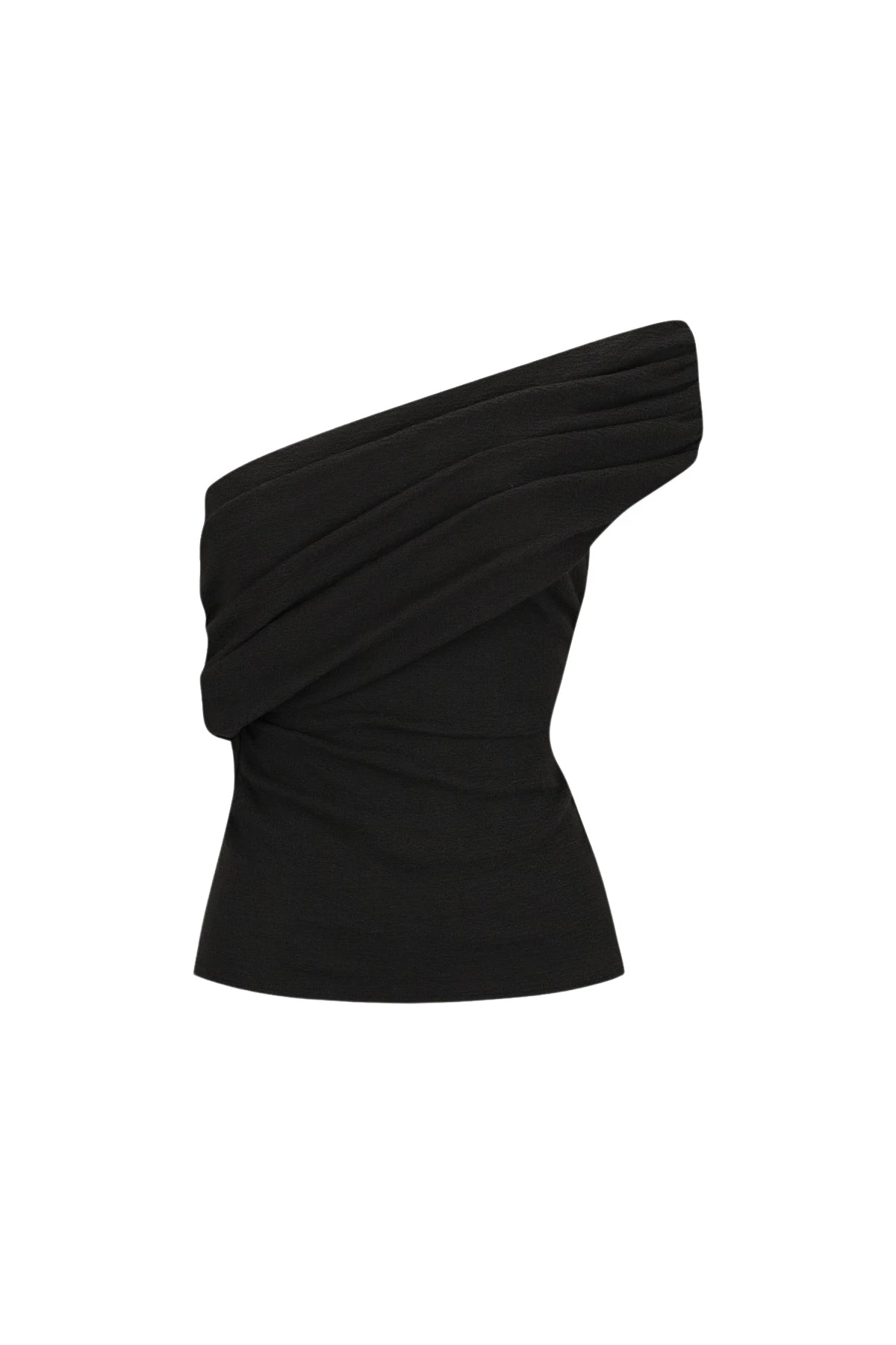 Shona-Joy-Beau-One-Shoulder-Top-Black37208_nobg Shona Joy Black Top luxury Clothing from Luxury Handbags Marketplace