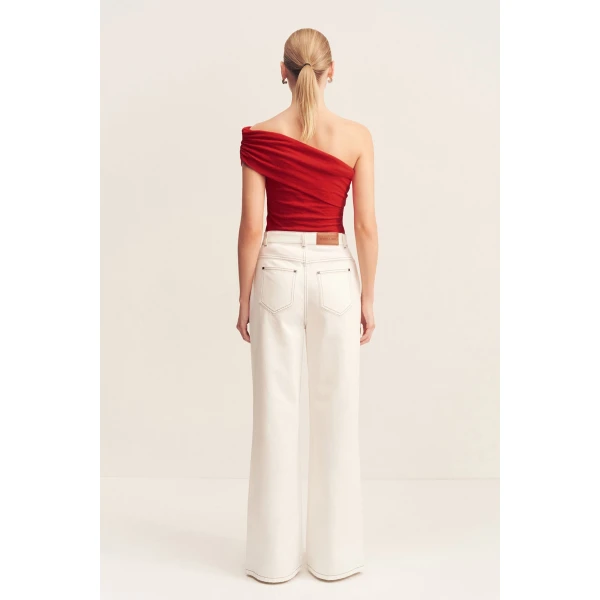 Shona Joy Red Top luxury Clothing from  Luxury Handbags Marketplace
