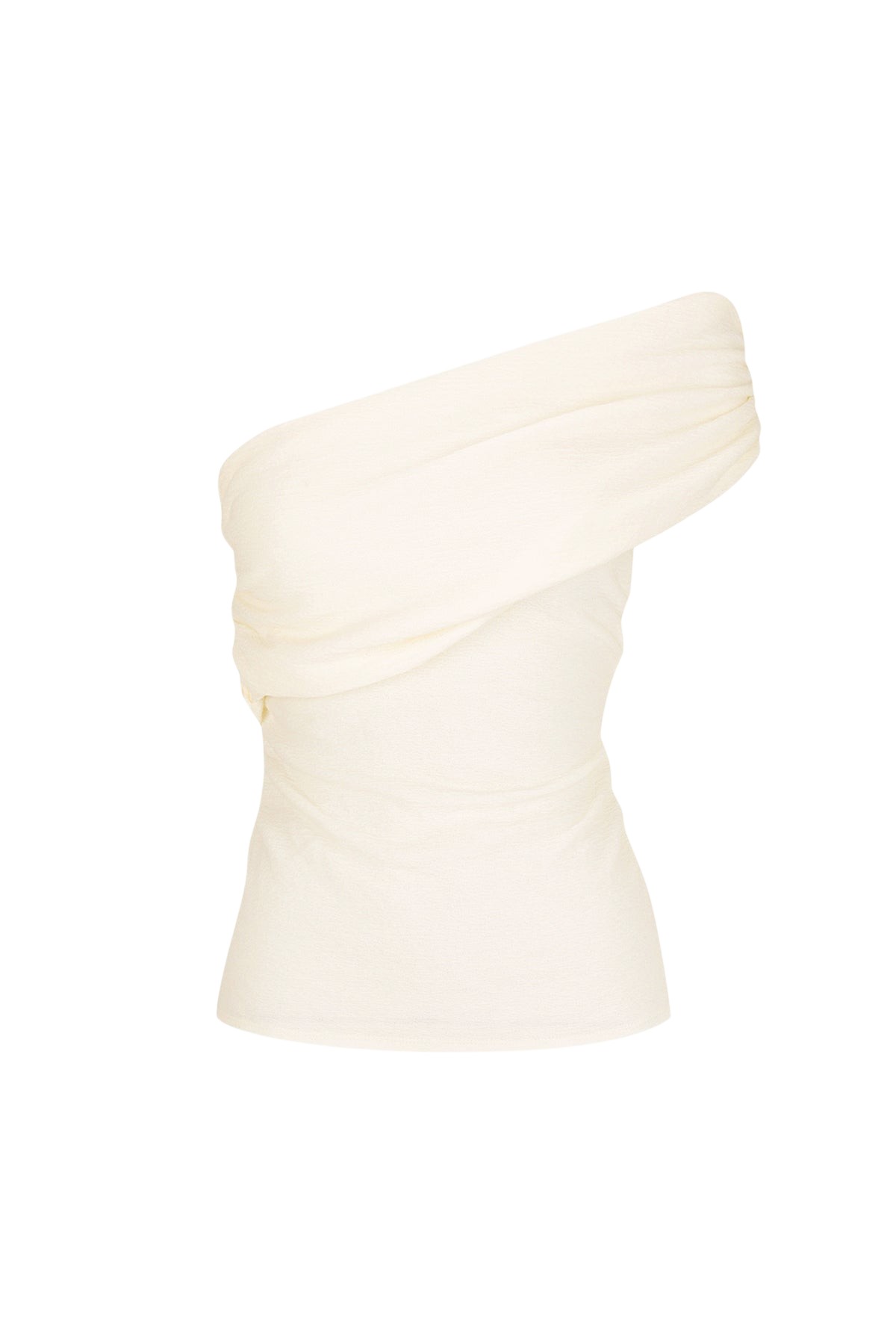 Shona Joy Beau One Shoulder Top – Ivory