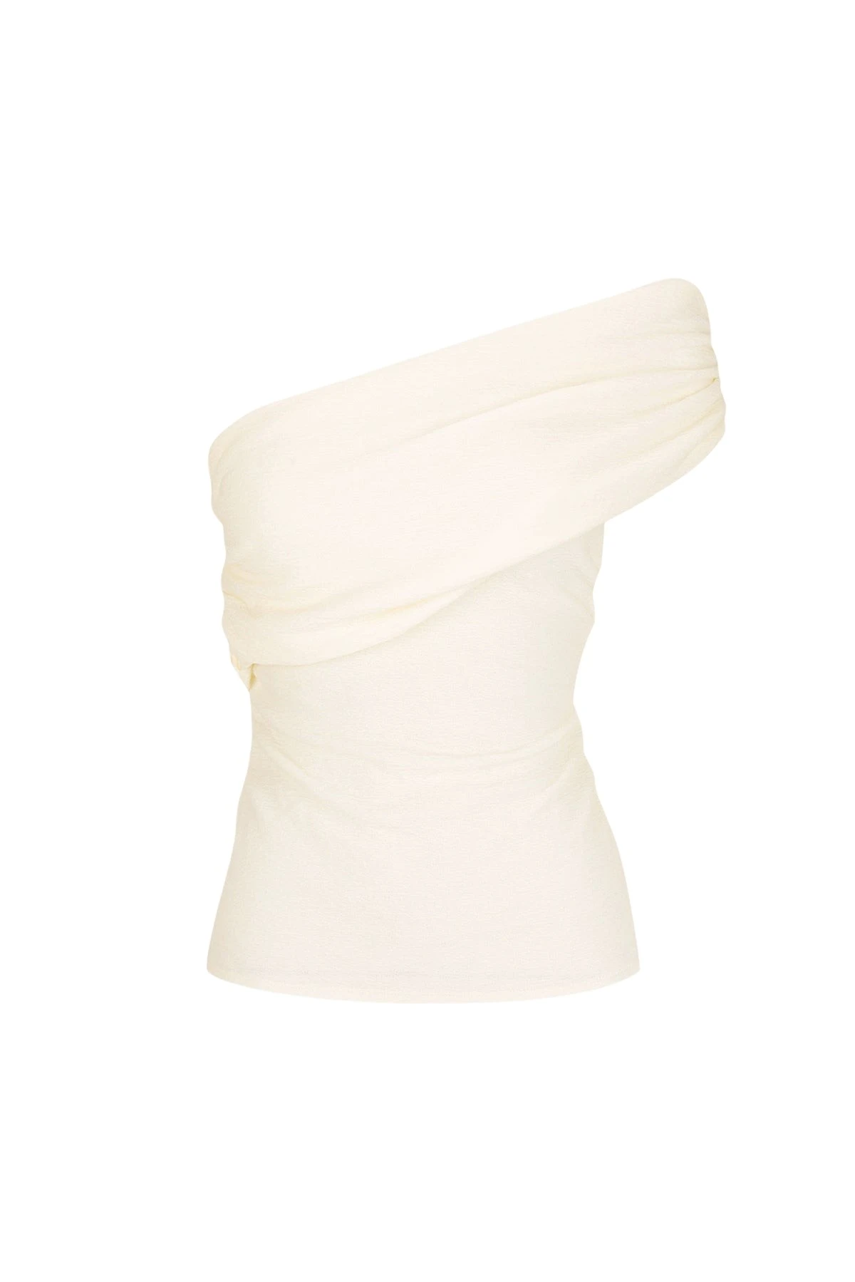 Shona-Joy-Beau-One-Shoulder-Top-Ivory23461_nobg Shona Joy Ivory Top luxury Clothing from Luxury Handbags Marketplace