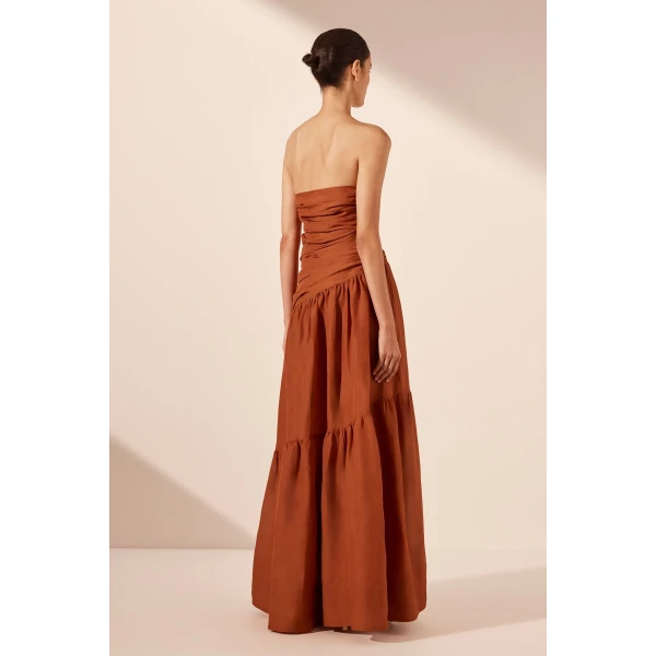 Shona Joy Brown Dress luxury Clothing from  Luxury Handbags Marketplace