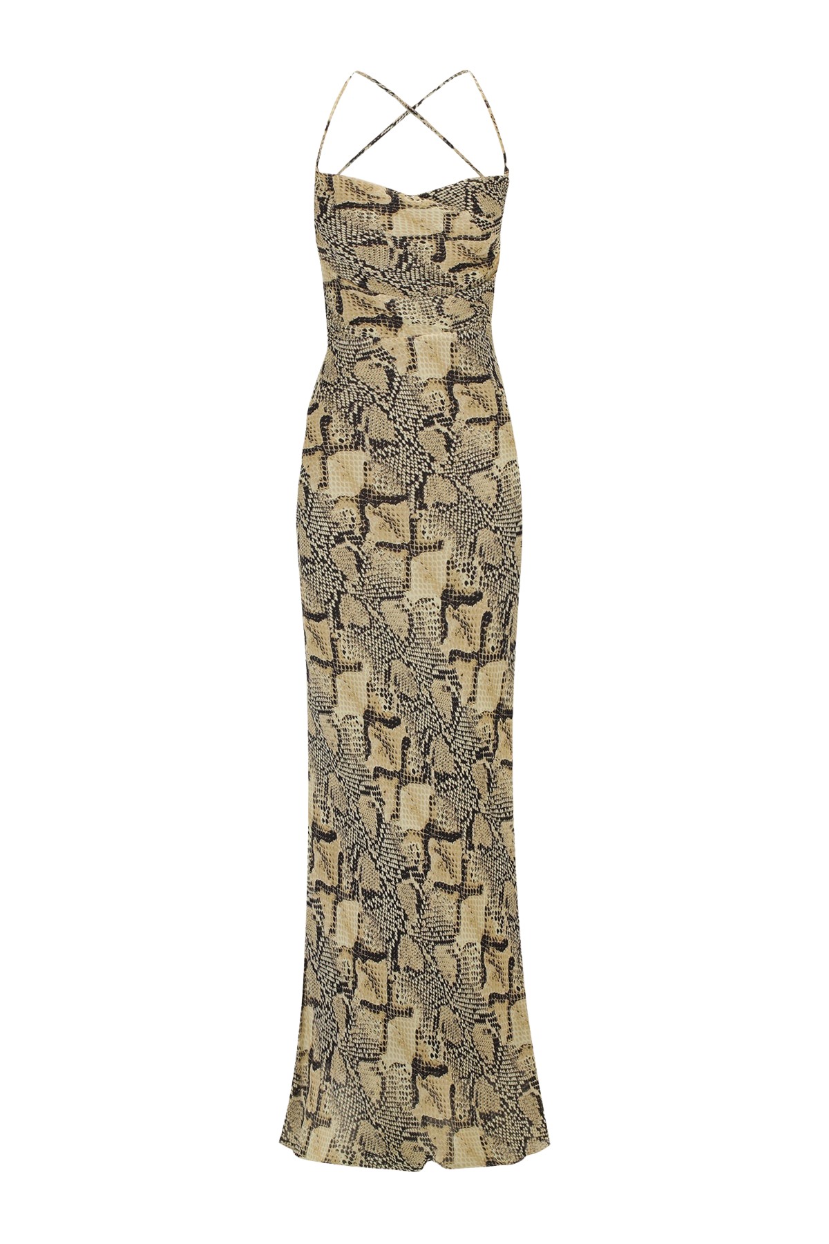 Shona Joy Hadiya Lace Back Bias Maxi Dress