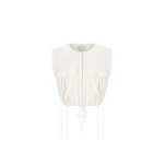 Shona-Joy-Kasbah-Utility-Cropped-Top-Rice40266_nobg Shona Joy Ivory Top luxury Clothing from Luxury Handbags Marketplace