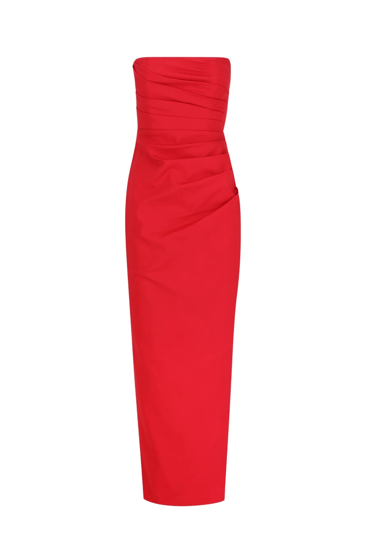 Shona-Joy-Lani-Strapless-Draped-Maxi-Dress-Chilli44793_nobg Shona Joy Red Dress luxury Clothing from Luxury Handbags Marketplace