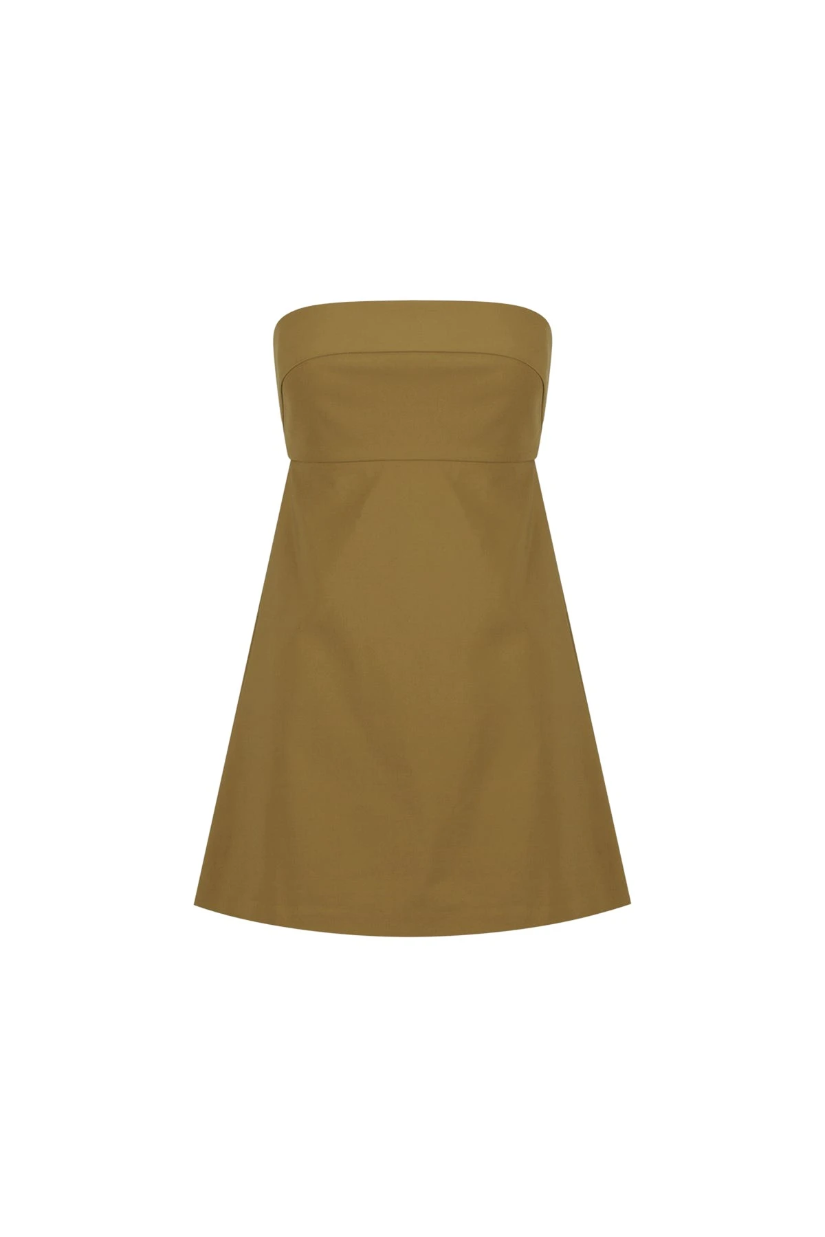 Shona-Joy-Lani-Strapless-Mini-Dress-Army-Green81761_nobg Shona Joy Green Dress luxury Clothing from Luxury Handbags Marketplace