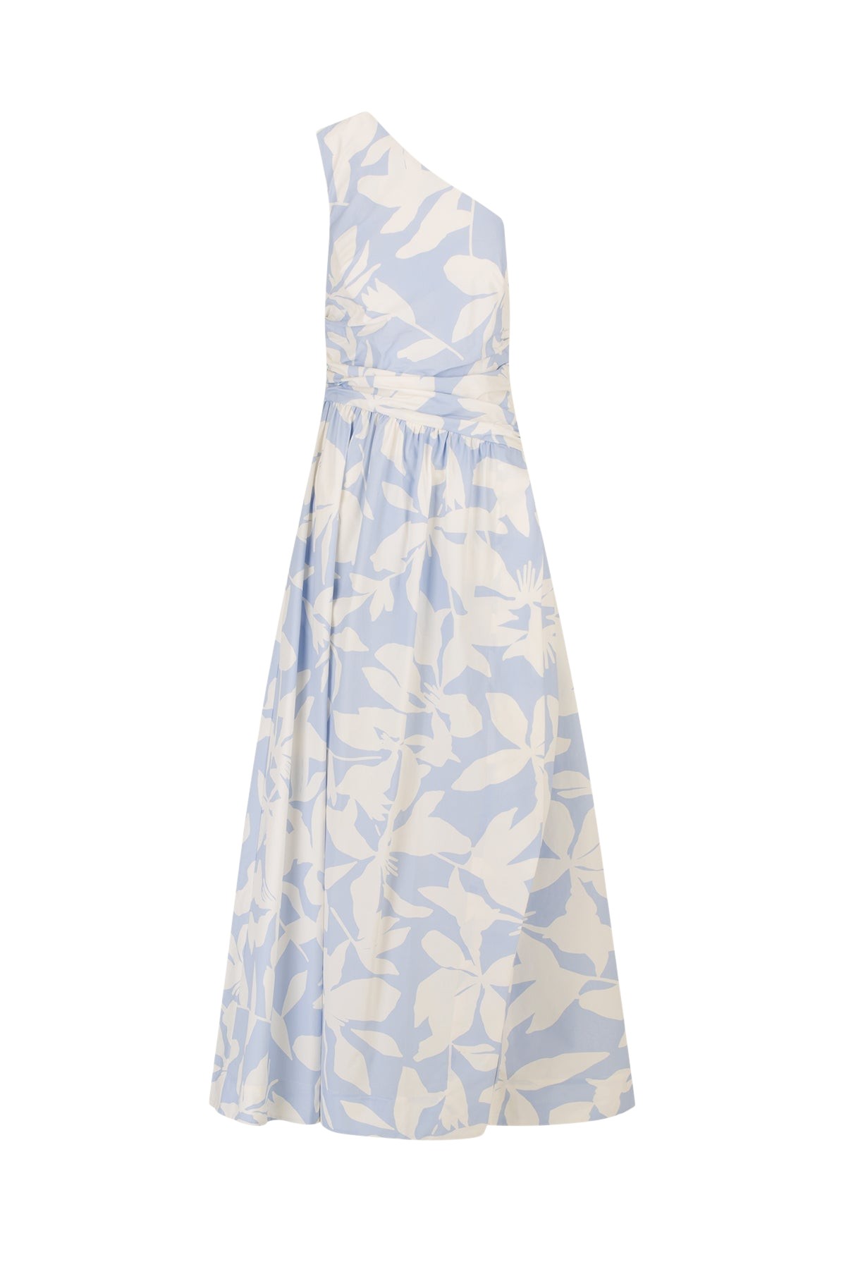 Shona Joy Mamounia Asymmetrical Gathered Maxi Dress
