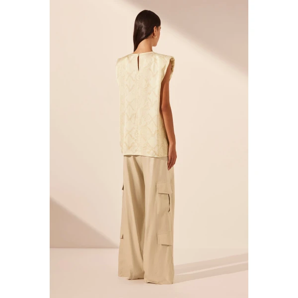 Shona Joy Ivory Top luxury Clothing from  Luxury Handbags Marketplace