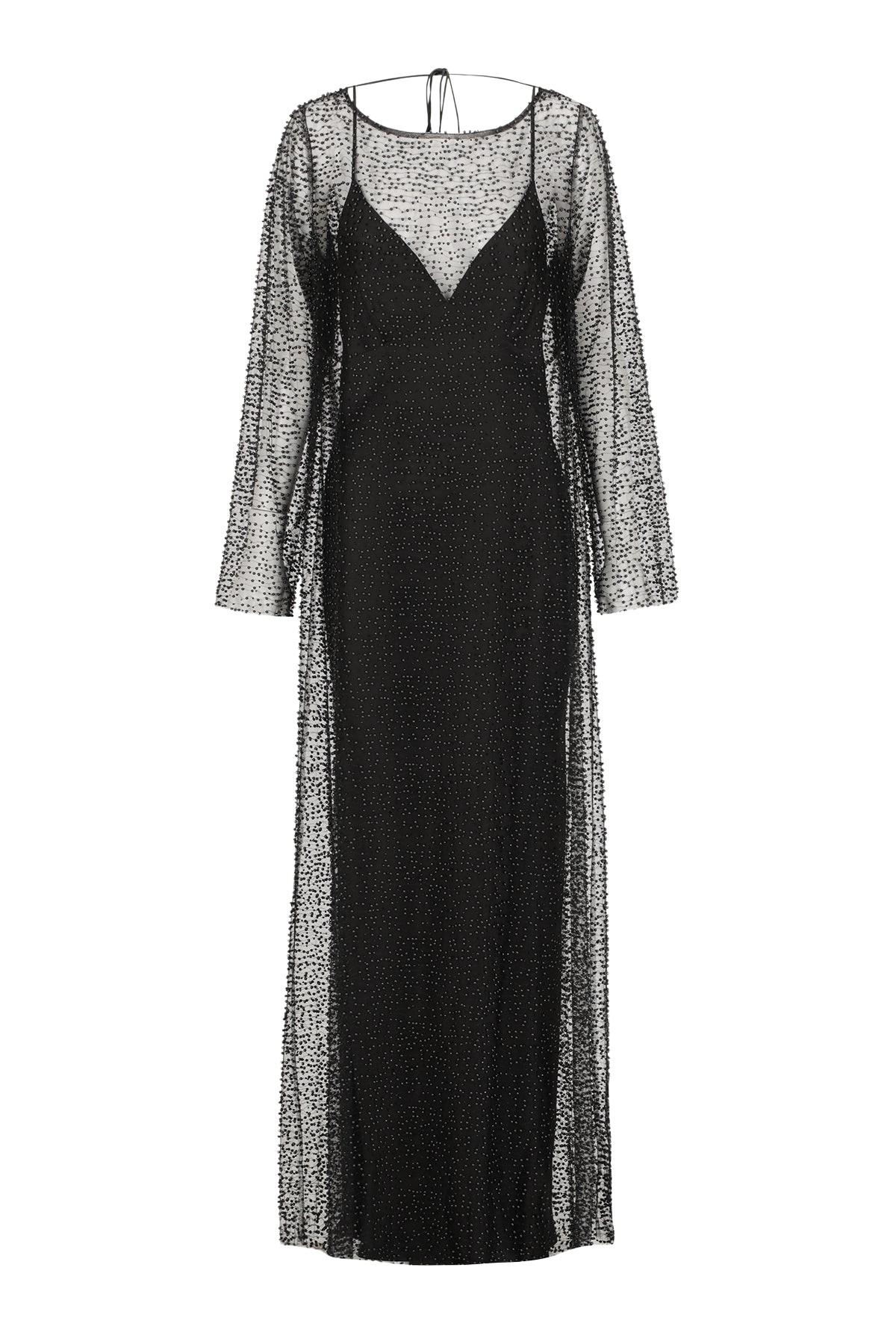 Shona Joy Mona Cowl Back Maxi Dress – Black