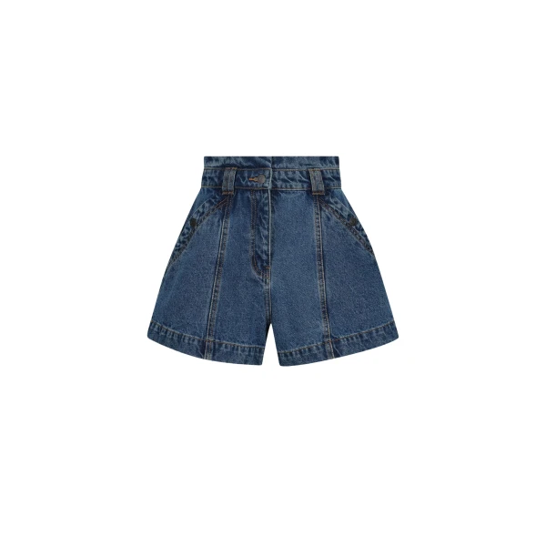 Shona Joy Blue Short luxury Clothing from  Luxury Handbags Marketplace