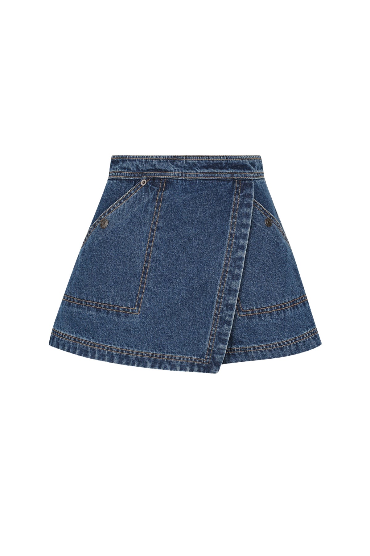 Shona Joy Raquel Wrap Detail Skort Shorts