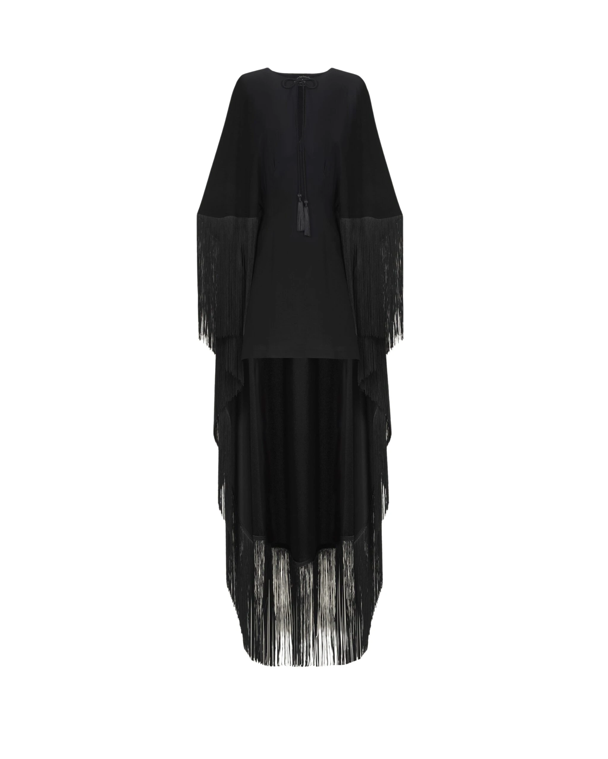 Taller-Marmo-1970-Dress-In-Black-scaled57270_nobg Black Feather Dress luxury Clothing from Luxury Handbags Marketplace