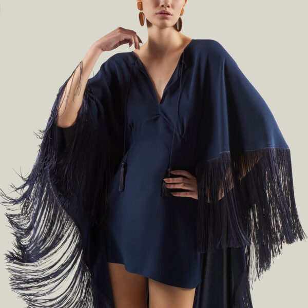 Taller Marmo 1970 Dress In Blue Navy, view 6