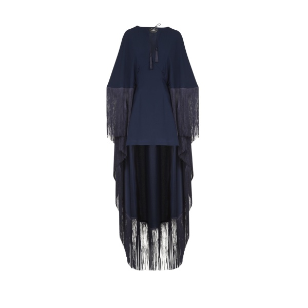 Blue Feather Dress luxury Clothing from  Luxury Handbags Marketplace