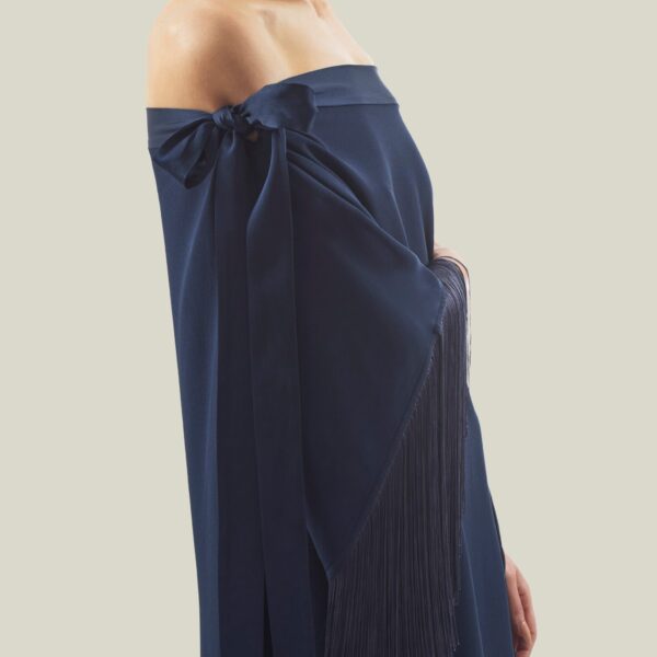 Taller Marmo Aarons Kaftan In Blue Navy, view 5