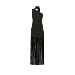 Black Feather Dress luxury Clothing from  Luxury Handbags Marketplace