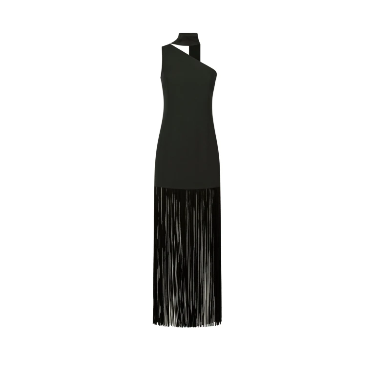 Black Feather Dress luxury Clothing from  Luxury Handbags Marketplace