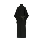 Taller-Marmo-Belted-Mambo-Kaftan-In-Black-scaled64727_nobg Black Feather Dress luxury Clothing from Luxury Handbags Marketplace