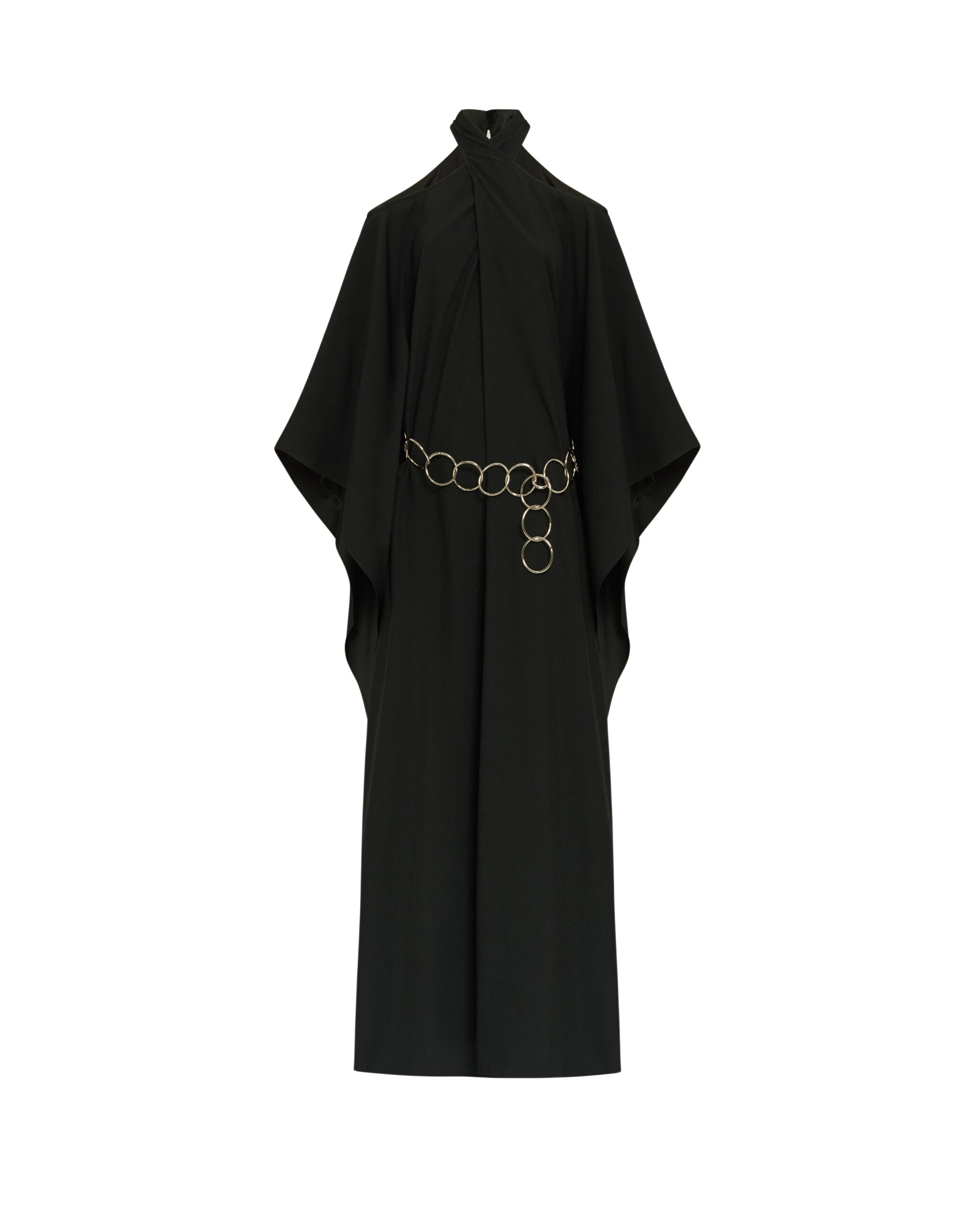 Taller Marmo Belted Mambo Kaftan In Black