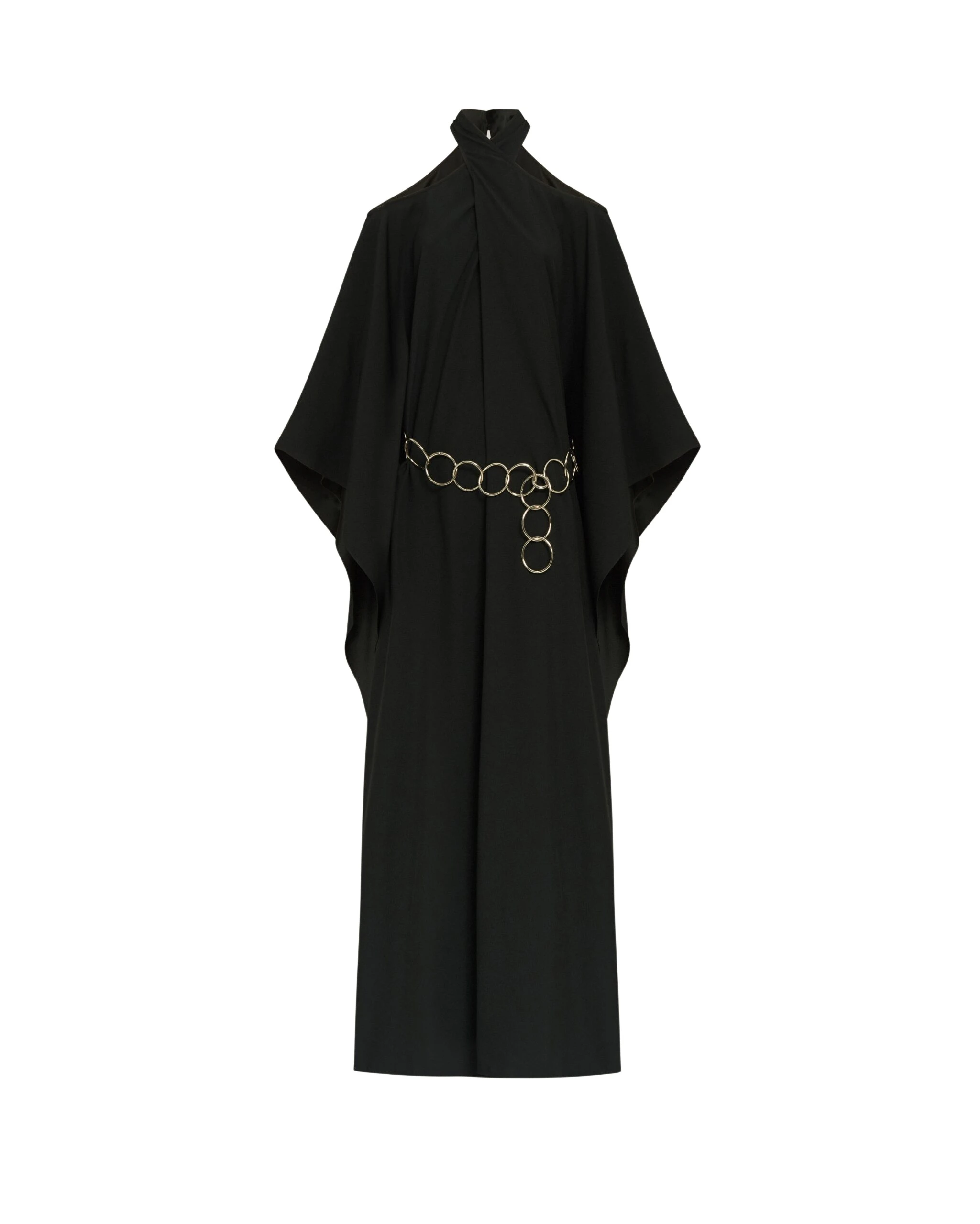 Taller-Marmo-Belted-Mambo-Kaftan-In-Black-scaled64727_nobg Black Feather Dress luxury Clothing from Luxury Handbags Marketplace