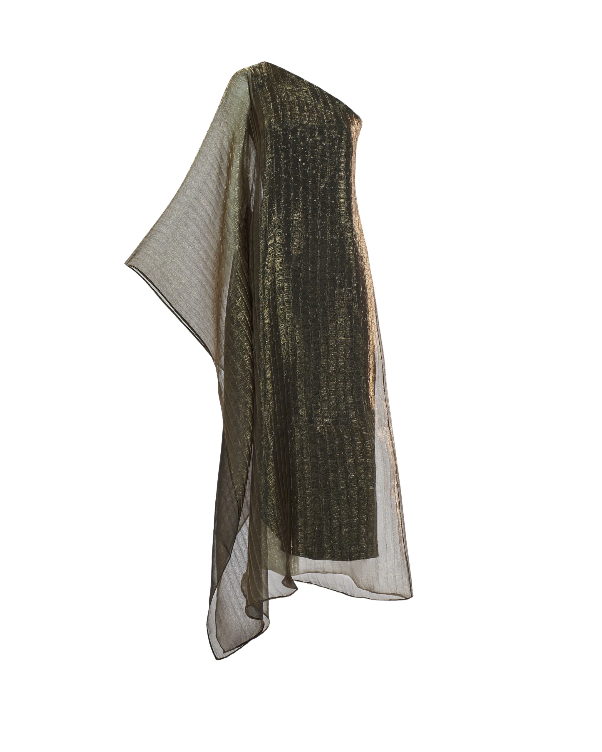 Taller Marmo Betsy Metallic Dress In Brass