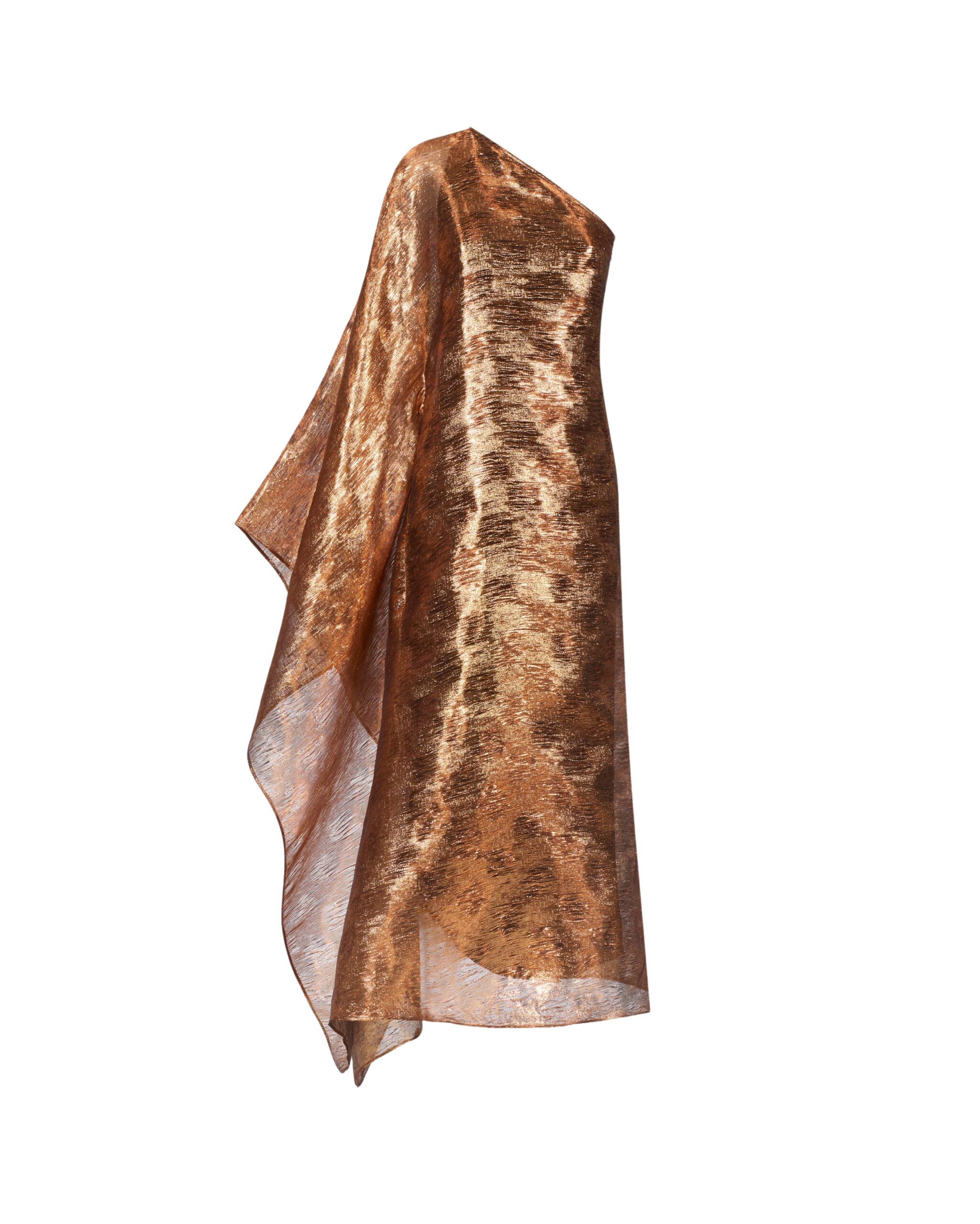 Taller Marmo Betsy Metallic Dress In Gold