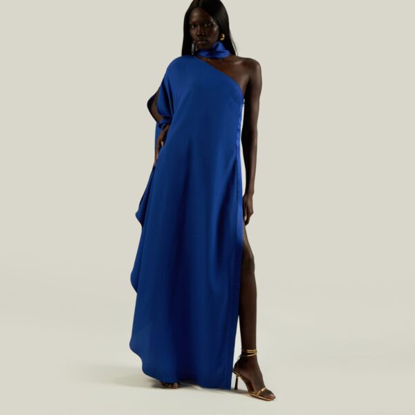 Taller Marmo Bolkan Dress In Royal Blue, view 2