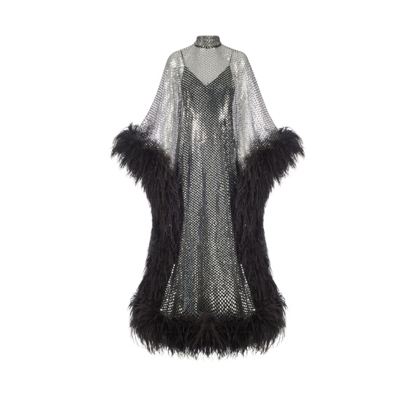 Black Feather Dress luxury Clothing from  Luxury Handbags Marketplace