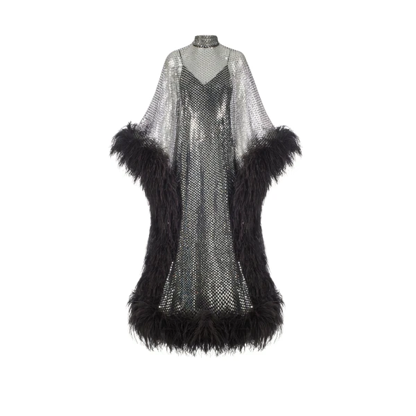 Black Feather Dress luxury Clothing from  Luxury Handbags Marketplace