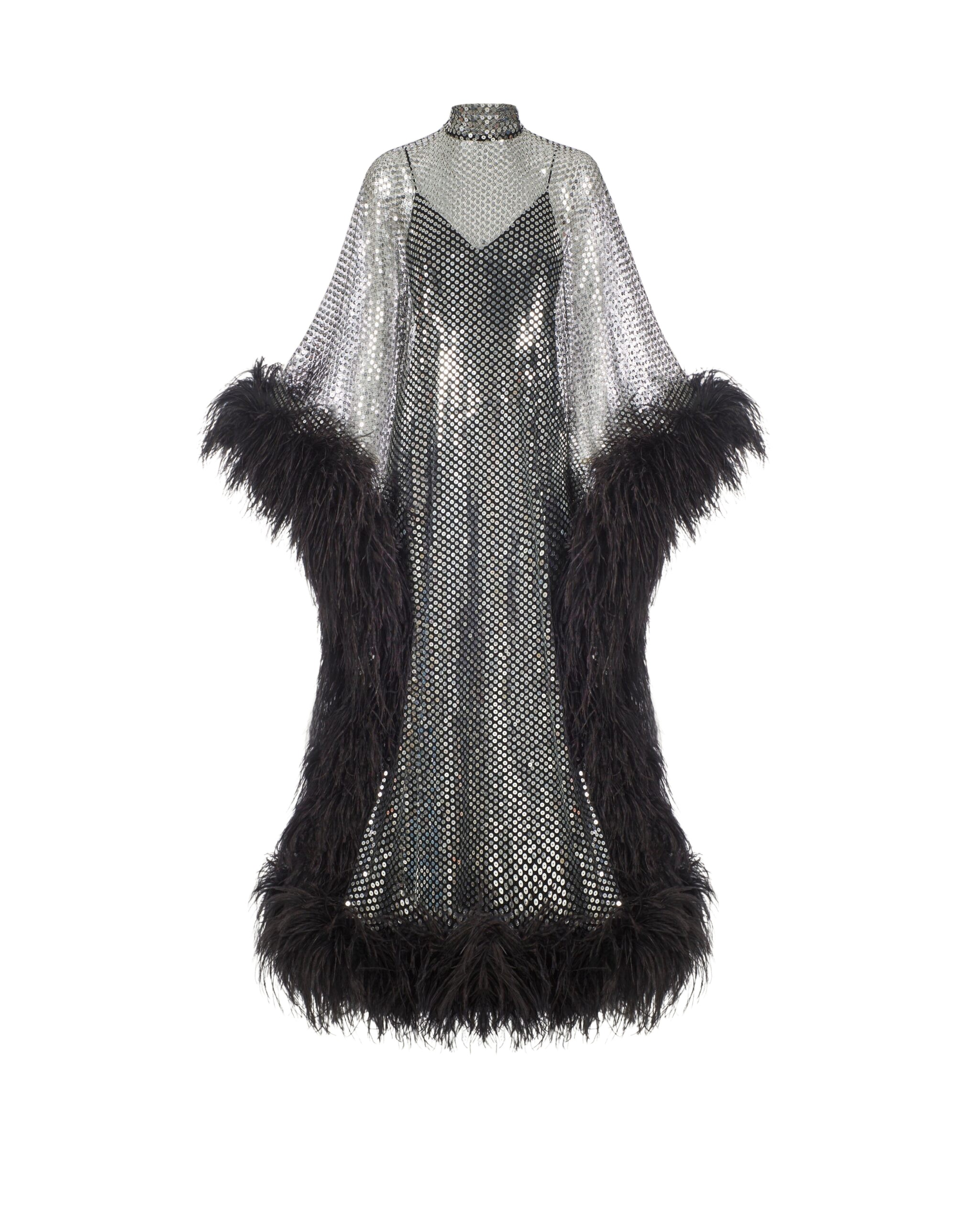 Taller Marmo Casta Diva Disco! Kaftan In Black