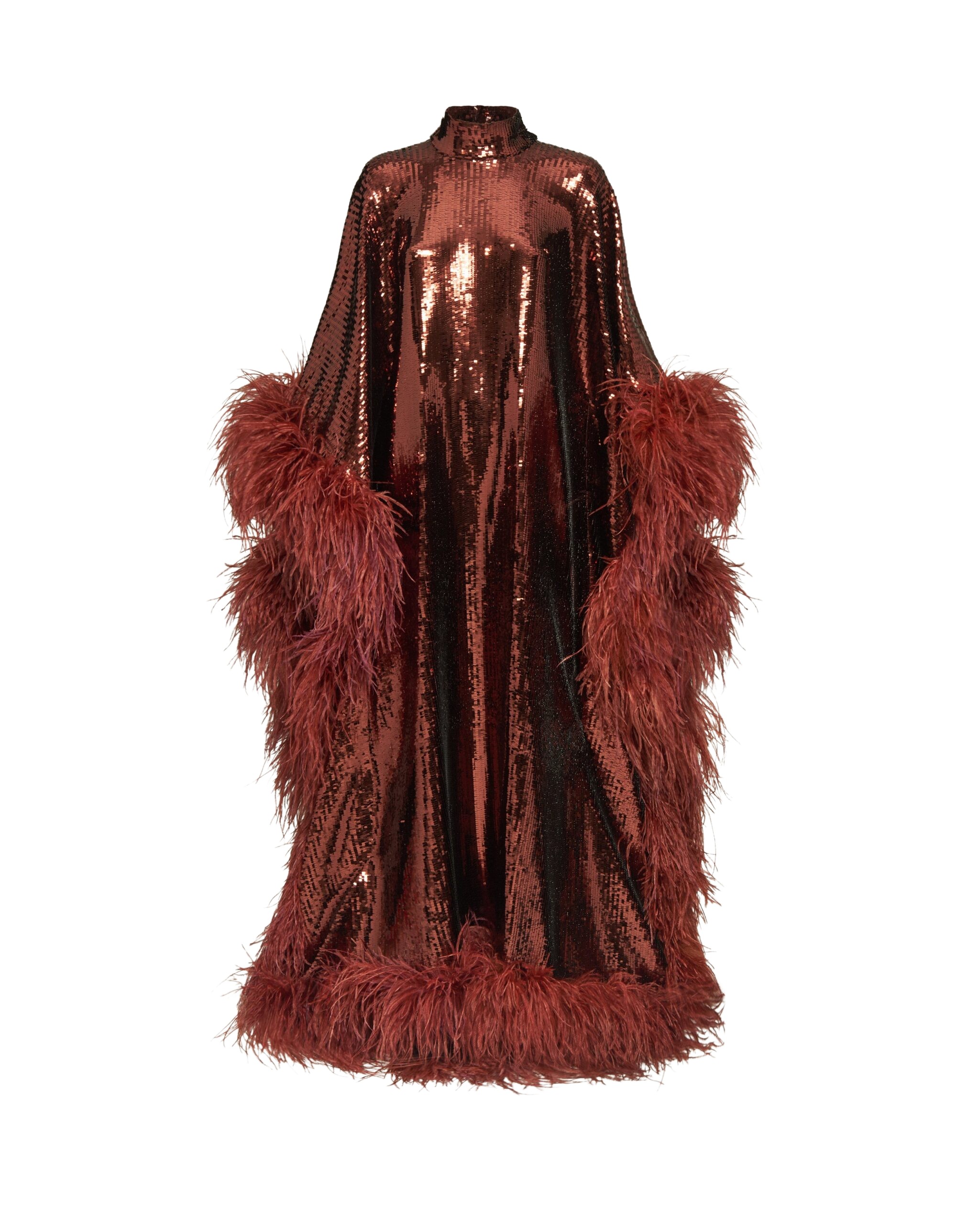 Taller Marmo Casta Diva Disco Kaftan In Coffee