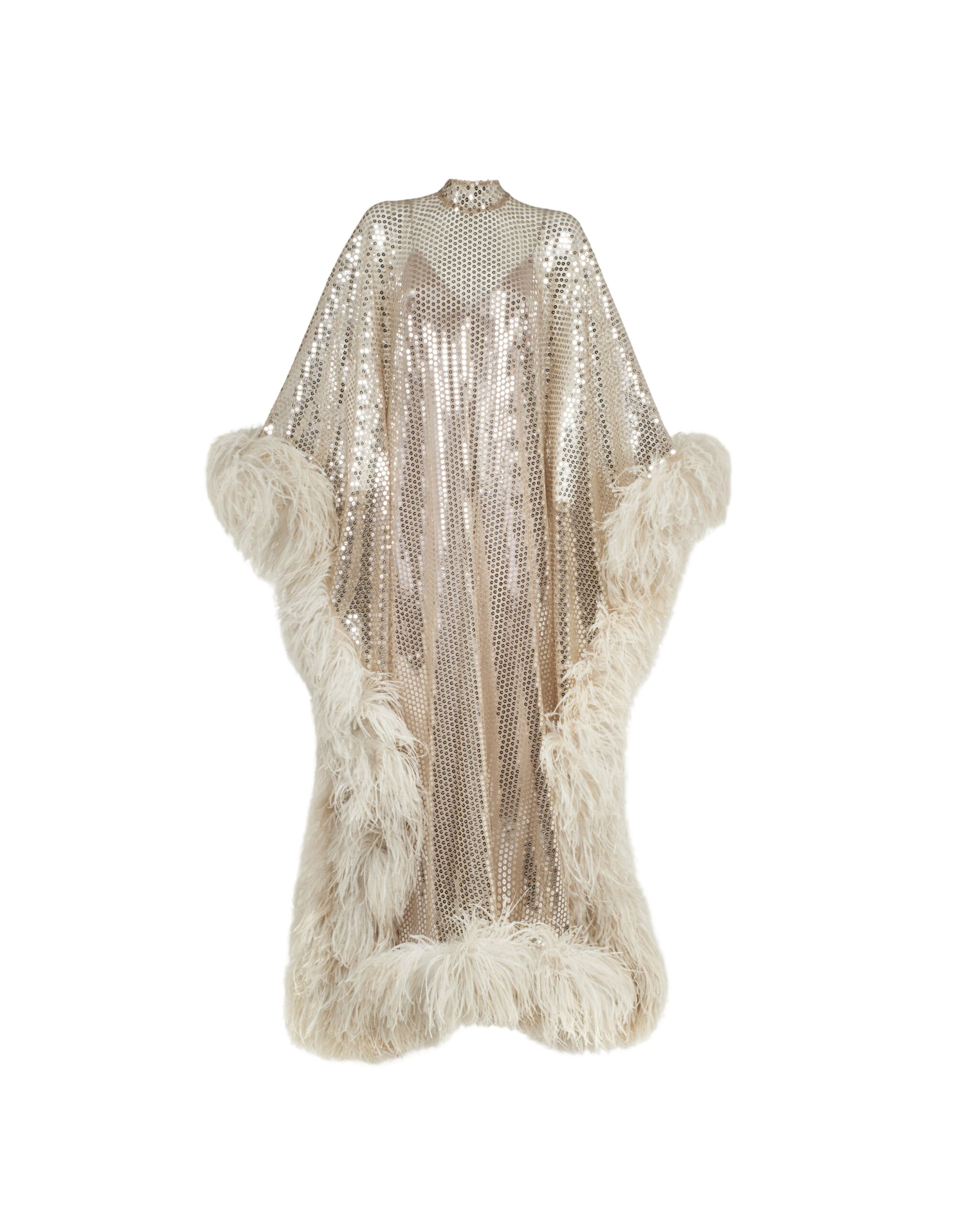 Taller Marmo Casta Diva Disco! Kaftan In Silver