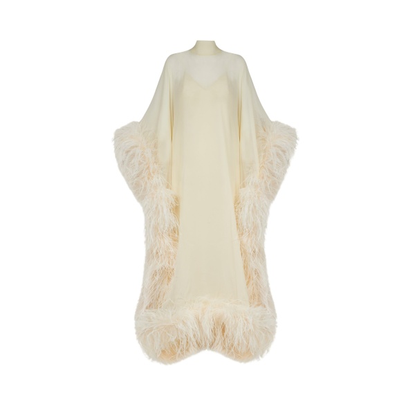 Ivory Feather Dress luxury Clothing from  Luxury Handbags Marketplace